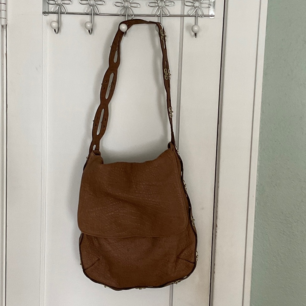 Kooba Tan Leather Shoulder Bag